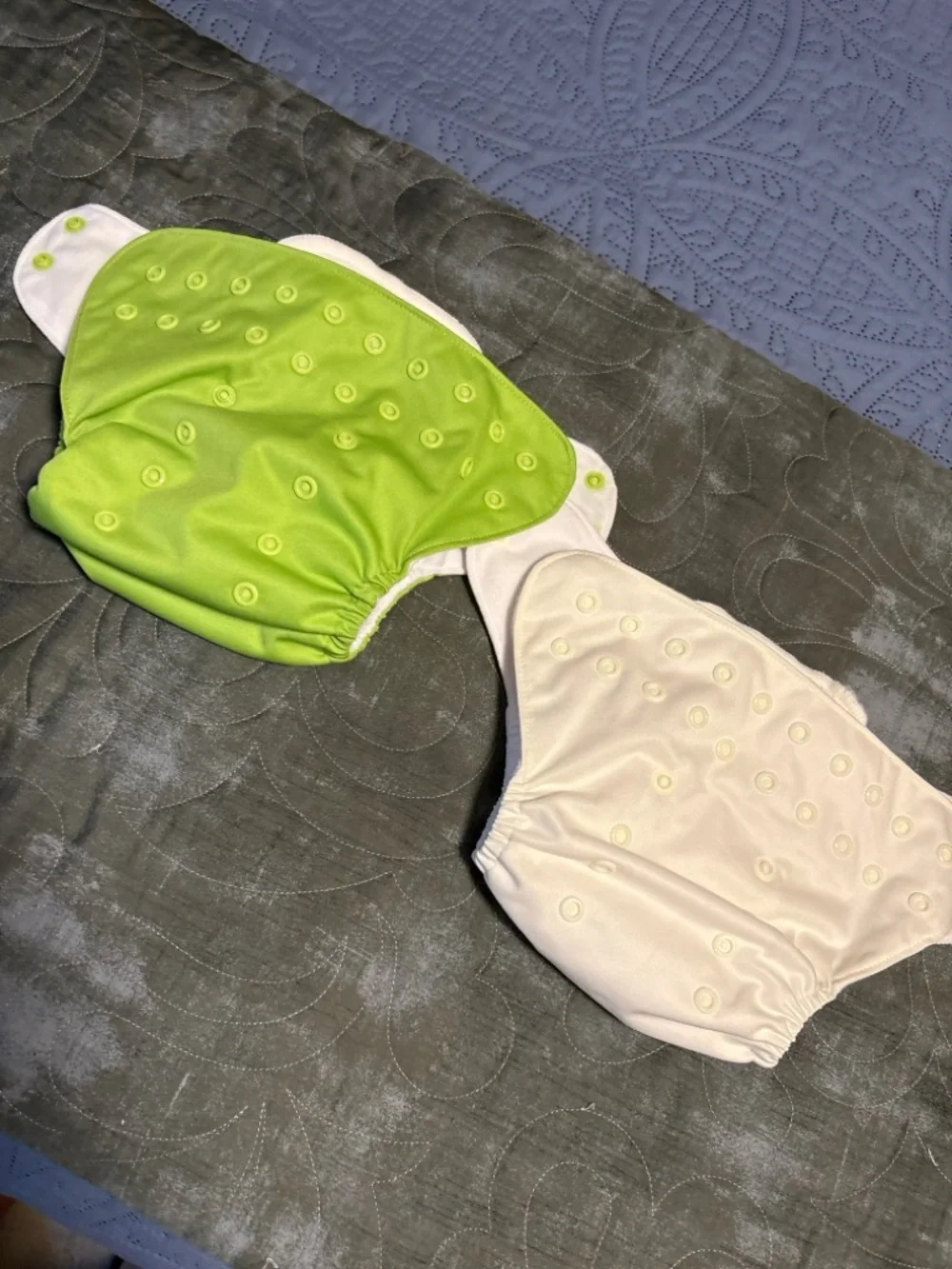NEW Wegreeco Reusable Cloth Diapers Lot of 2 w/ Inserts Adjustable Snap Covers